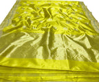 Green Chanderi Handloom Pure Pattu Silk Meenakari Saree - Luxurion World