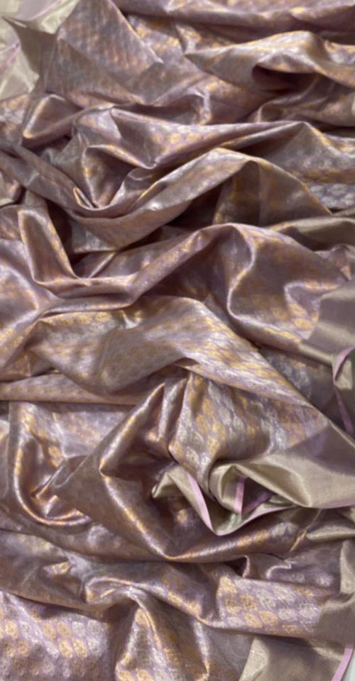 PS1C1MY226092603 Multicolor Chanderi Handloom Pure Silk Saree