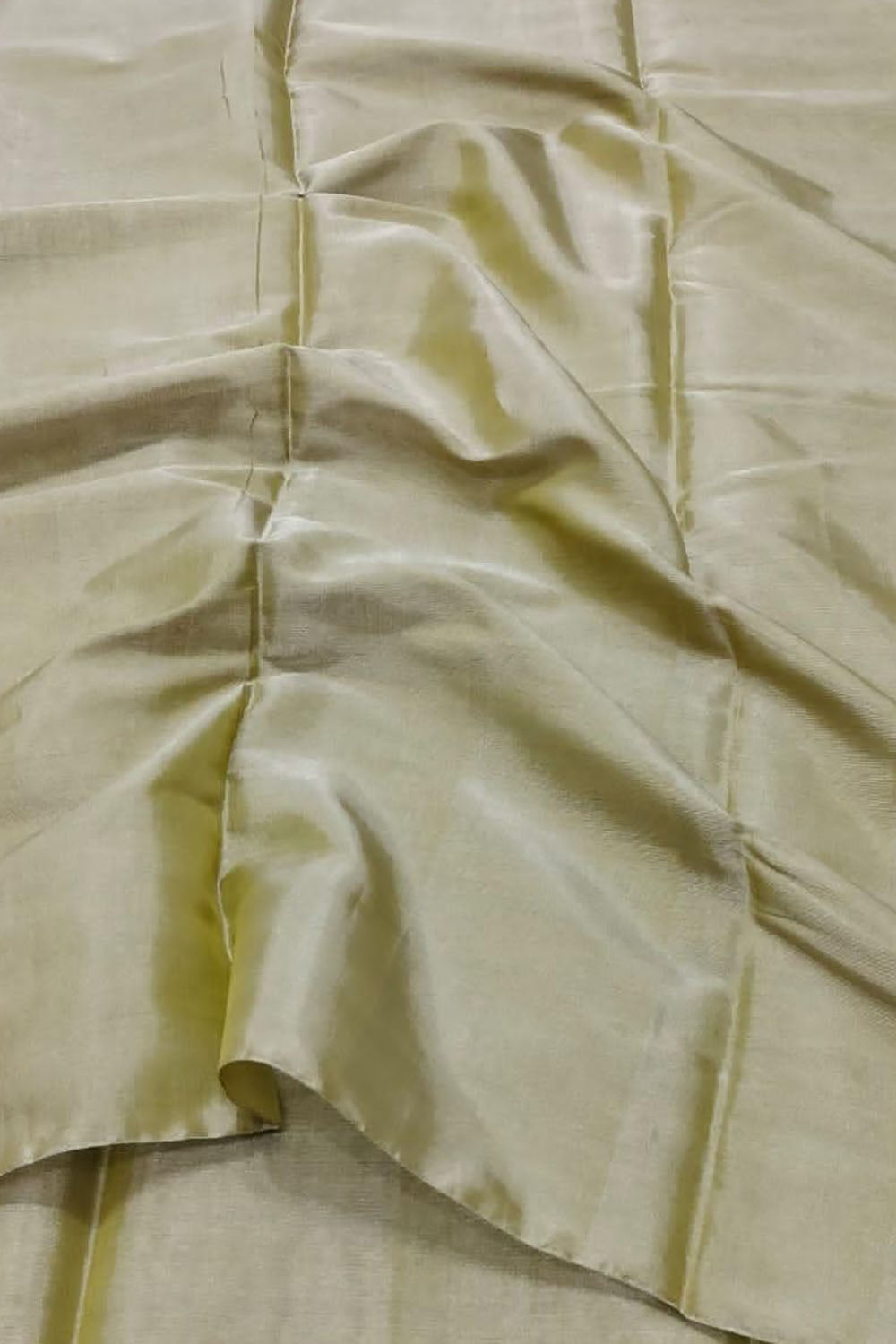 Golden Chanderi Handloom Pure Tissue Silk Saree - Luxurion World