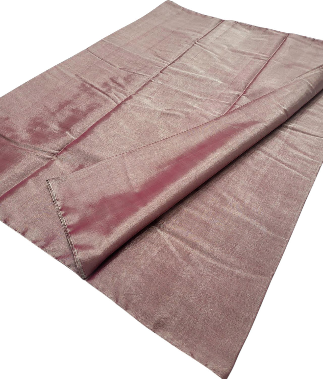 Beautiful Pink Chanderi Handloom Pure Tissue Silk Saree - Luxurion World