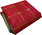 Pretty in Pink: Pure Katan Silk Chanderi Handloom Checks Design Saree - Luxurion World