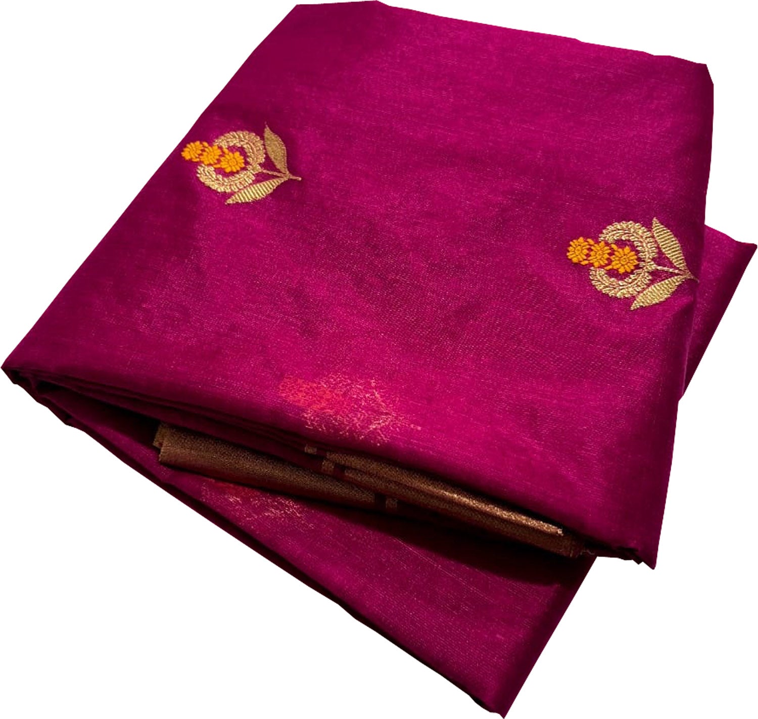 Pink Chanderi Handloom Pure Silk Saree - Luxurion World