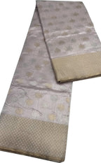 Light Pink Chanderi Handloom Pure Silk Saree - Luxurion World