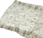 Off White Chanderi Handloom Pure Silk Saree - Luxurion World