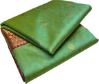 Green Chanderi Handloom Pure Silk Saree - Luxurion World