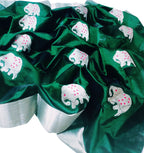 Green Chanderi Handloom Pure Silk Elephant Design Saree - Luxurion World