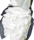 Off White Chanderi Handloom Pure Silk Saree - Luxurion World
