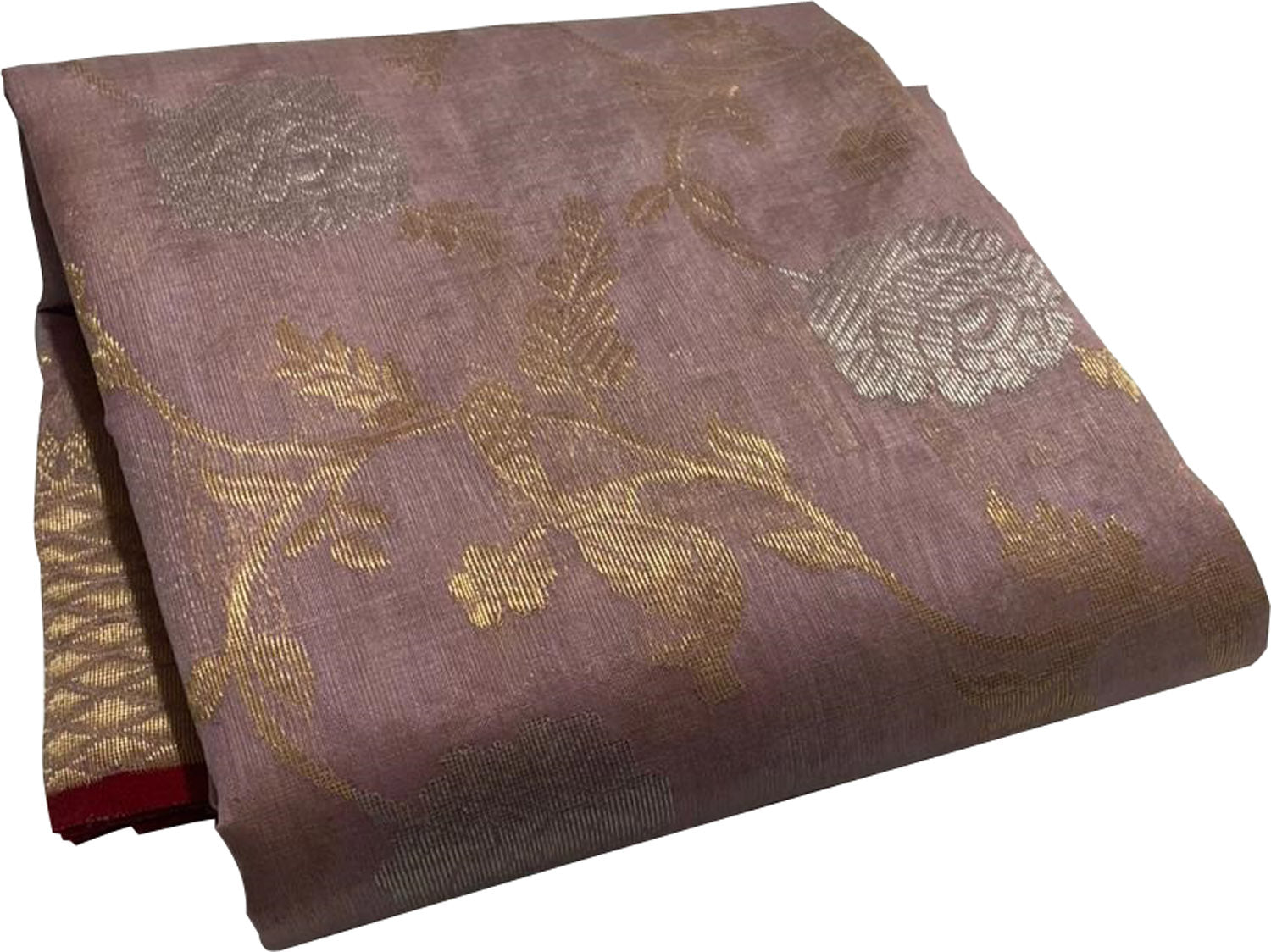Elegant Pink Chanderi Handloom Pure Silk Saree - Luxurion World