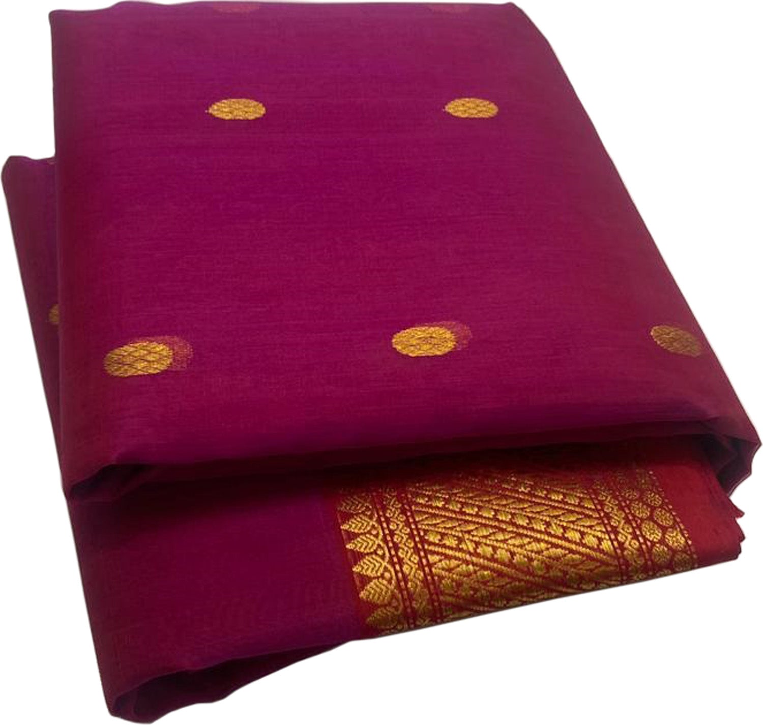 Pink Chanderi Handloom Pure Katan Silk Saree - Luxurion World
