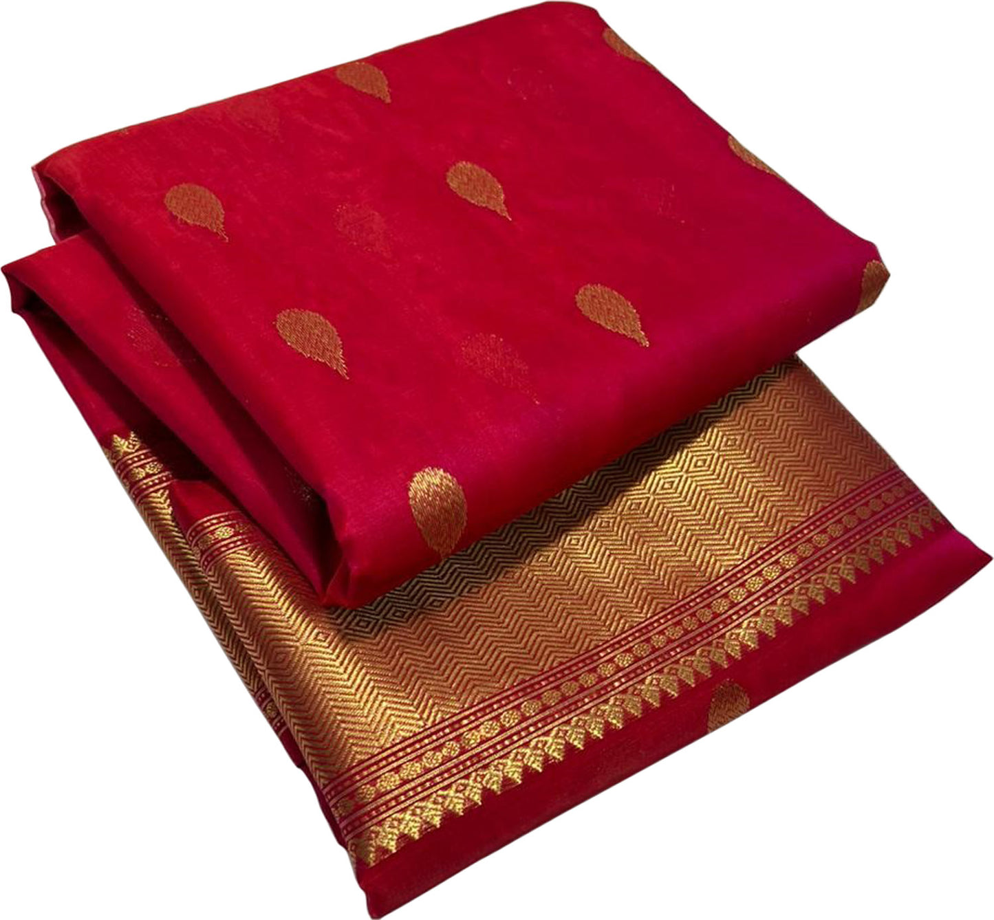 Elegant Pink Chanderi Handloom Pure Katan Silk Saree - Luxurion World