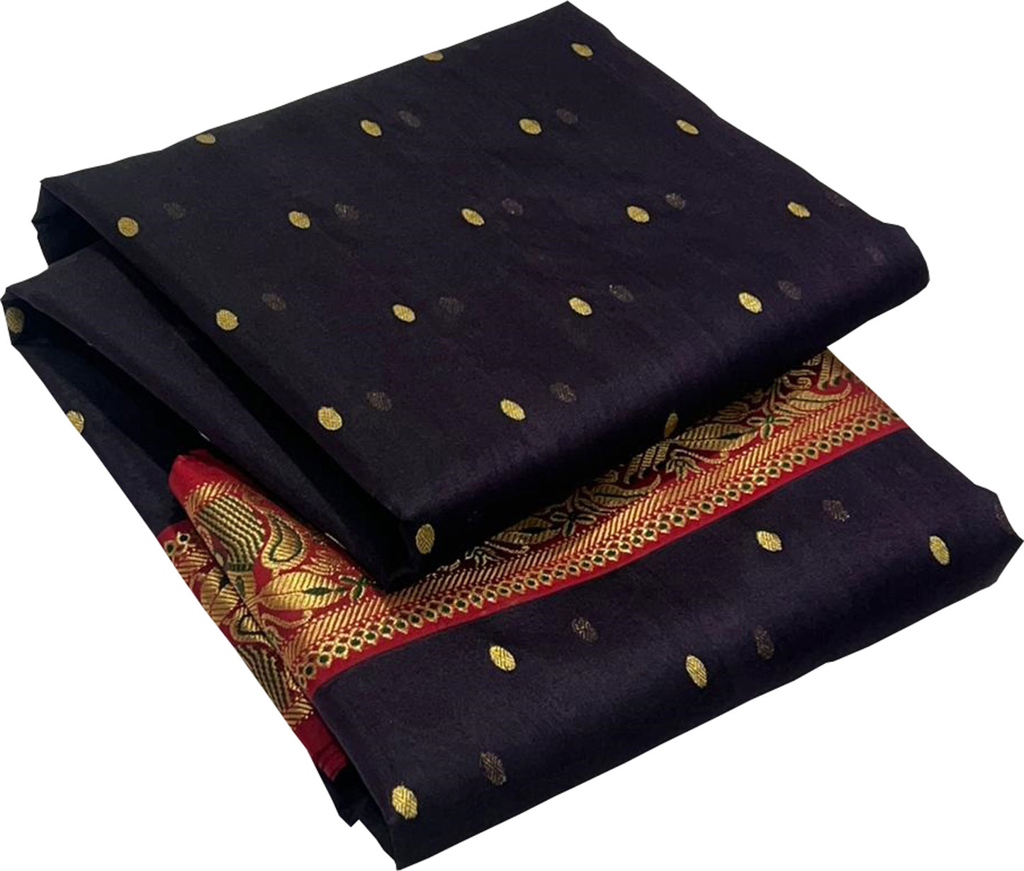 Elegant Purple Chanderi Handloom Pure Katan Silk Saree - Luxurion World