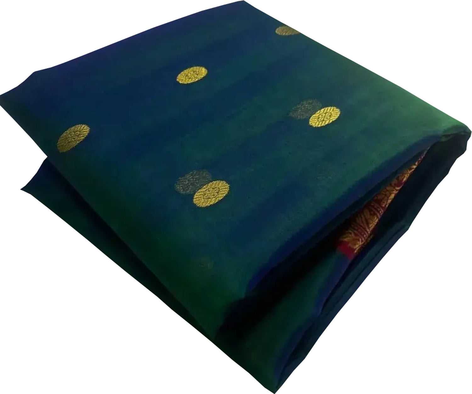 Elegant Blue Chanderi Handloom Pure Katan Silk Saree - Luxurion World