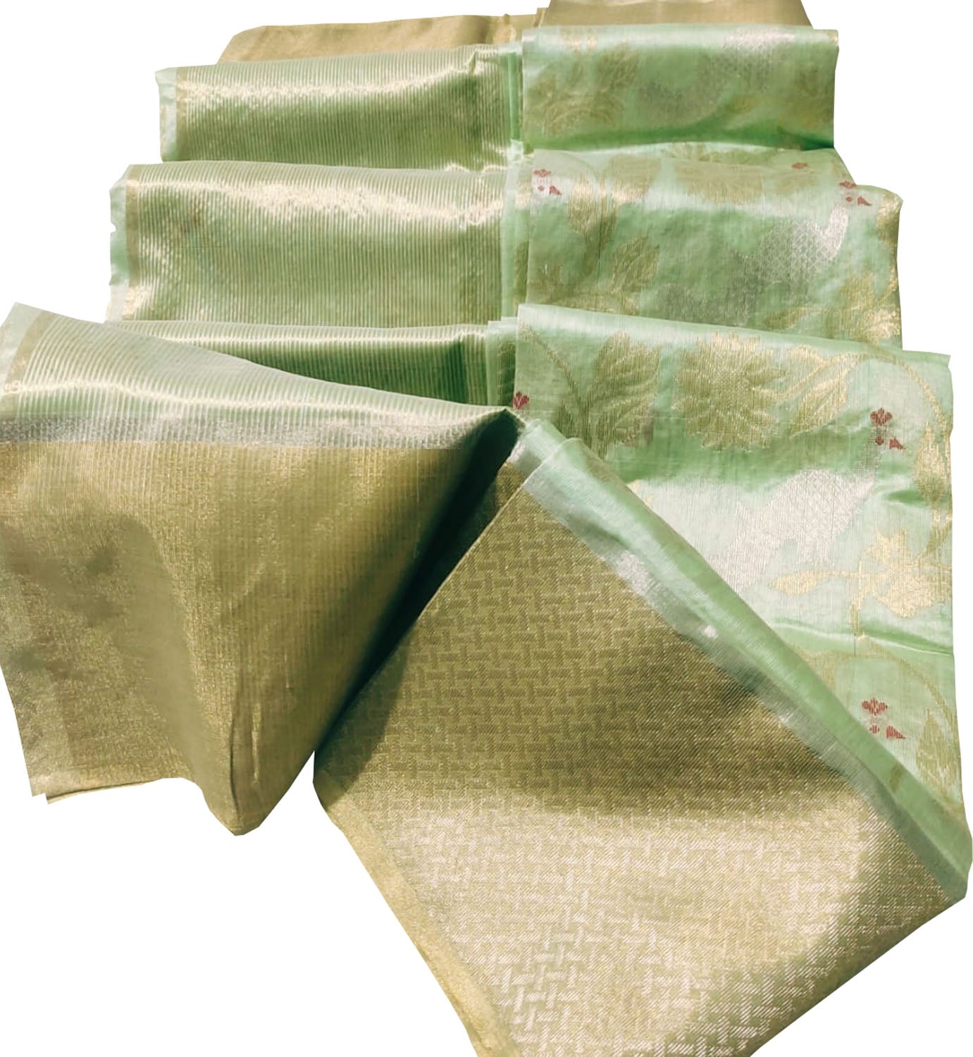 Exquisite Green Chanderi Handloom Pure Silk Saree: A Timeless Elegance - Luxurion World
