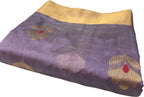 Elegant Purple Chanderi Handloom Silk Saree: A Timeless Classic - Luxurion World