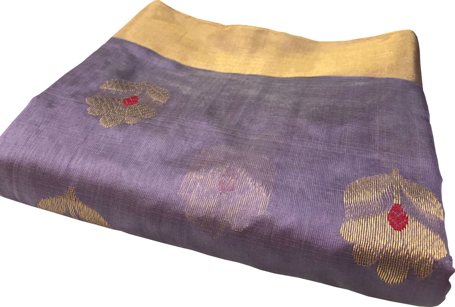 Elegant Purple Chanderi Handloom Silk Saree: A Timeless Classic - Luxurion World