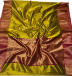 Exquisite Green Chanderi Handloom Pure Silk Saree: A Timeless Elegance - Luxurion World