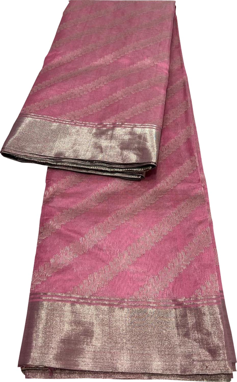 Exquisite Pink Chanderi Handloom Pure Silk Saree: A Timeless Elegance - Luxurion World