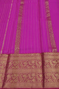 Exquisite Pink Chanderi Handloom Katan Silk Saree - Luxurion World