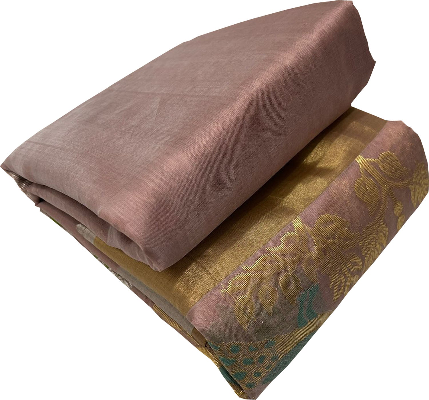 Exquisite Pink Chanderi Silk Saree - Handloom Beauty - Luxurion World