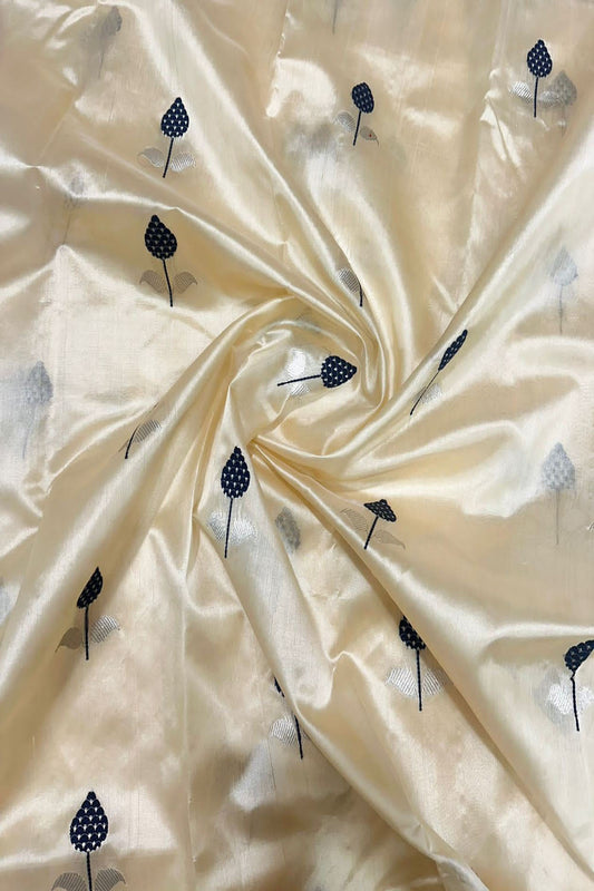 Pastel Chanderi Silk Saree: Handloom Elegance - Luxurion World