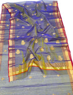 Elegant Purple Chanderi Silk Saree - Luxurion World