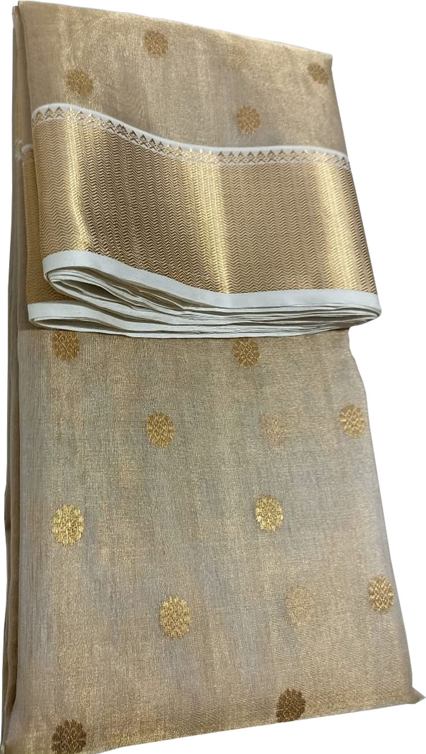 Pastel Chanderi Handloom Silk Saree - Luxurion World