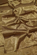 Elegant Brown Handloom Chanderi Silk Saree - Luxurion World