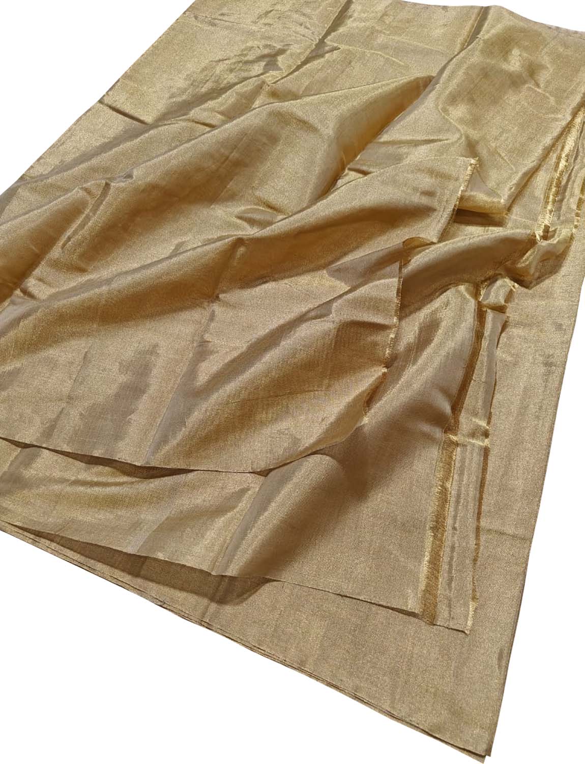 Pastel Chanderi Tissue Silk Saree - Handloom Elegance - Luxurion World