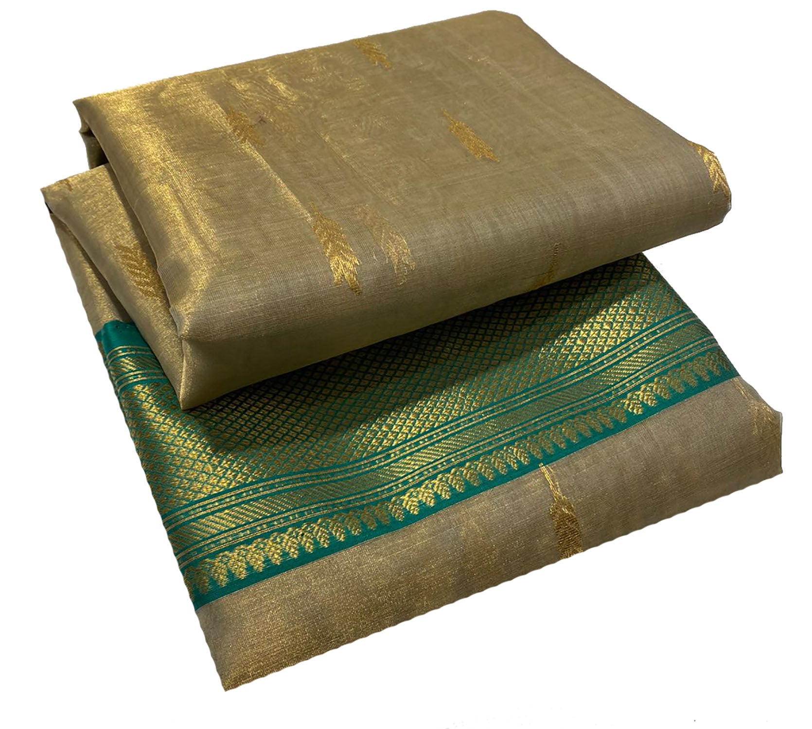 Pastel Chanderi Handloom Pure Katan Silk Saree - Luxurion World