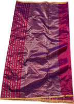 Pink Pure Chanderi Silk Handloom Saree - Luxurion World