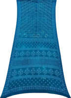 Blue Pure Georgette Chikankari Hand Embroidered With Bandhani Work Saree