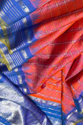 Stunning Pink Gadwal Silk Saree - Handloom Beauty - Luxurion World