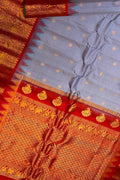 Purple Gadwal Handloom Pure Silk Saree - Luxurion World
