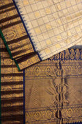 Exquisite Pastel Gadwal Silk Saree - Handloom Beauty - Luxurion World