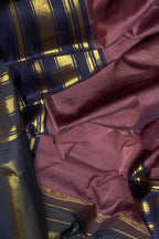 Stunning Pink Gadwal Handloom Cotton Saree - Luxurion World