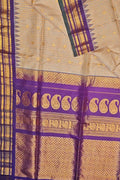 Pastel Handloom Gadwal Pure Silk Saree - Luxurion World