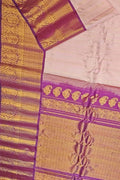 Pink Handloom Gadwal Pure Silk Saree