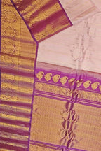 Pink Handloom Gadwal Pure Silk Saree