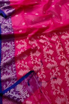 Beautiful Pink Jamdani Muslin Saree for Sale - Luxurion World