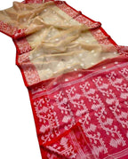 Pastel Jamdani Muslin Saree: Elegant and Ethereal - Luxurion World