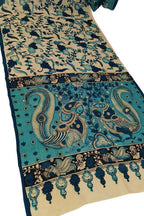Vibrant Kalamkari Silk Saree with Multicolor Design - Luxurion World