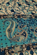 Vibrant Kalamkari Silk Saree with Multicolor Design - Luxurion World