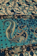 Vibrant Kalamkari Silk Saree with Multicolor Design - Luxurion World