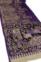 Vibrant Kalamkari Silk Saree with Multicolor Design - Luxurion World