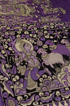 Vibrant Kalamkari Silk Saree with Multicolor Design - Luxurion World