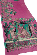 Vibrant Kalamkari Silk Saree with Multicolor Design - Luxurion World