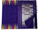 Blue Kanjeevaram Handloom Pure Silk Saree - Luxurion World