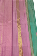 Blue Kanjeevaram Handloom Pure Silk Saree - Luxurion World