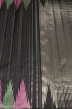 Opulent Black Kanjeevaram Silk Saree - Luxurion World