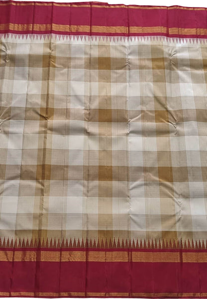 Exquisite Multicolor Kanjeevaram Pure Silk Saree - Luxurion World